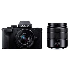 パナソニック(Panasonic) 小型・軽量ミラーレス一眼カメラ ルミックス ダブルズームレンズキット ブラック DC-G100DW-K