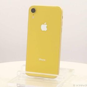 〔中古〕Apple(アップル) iPhoneXR 64GB イエロー MT082J／A SoftBank〔198-ud〕