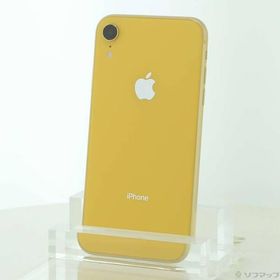 〔中古〕Apple(アップル) iPhoneXR 64GB イエロー MT082J／A SIMフリー〔198-ud〕