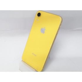 【中古】Apple docomo 【SIMロック解除済み】 iPhone XR 64GB イエロー MT082J/A【川越クレアモール】保証期間１ヶ月【ランクC】