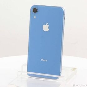 〔中古〕SoftBank iPhoneXR 64GB ブルー MT0E2J／A SoftBank〔247-ud〕
