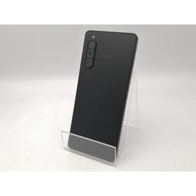 【中古】SONY SoftBank 【SIMフリー】 Xperia 10 V ブラック 6GB 128GB A302SO【ECセンター】保証期間１ヶ月【ランクA】