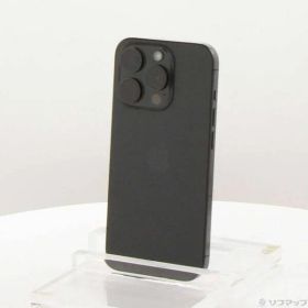 ソフマップ 〔中古品〕 iPhone15 Pro 128GB ブラックチタニウム MTU73J／A SIMフリー【377】
