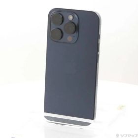 ソフマップ 〔中古品〕 iPhone15 Pro 128GB ブルーチタニウム MTUA3J／A SIMフリー【276】