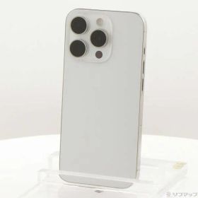 ソフマップ 〔中古品〕 iPhone15 Pro 256GB ホワイトチタニウム MTUD3J／A SIMフリー【377】