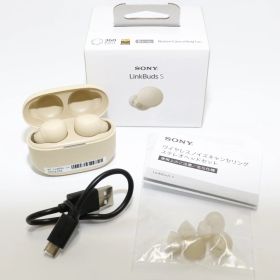 ソニー LinkBuds S 完全ワイヤレスイヤホン WF-LS900N wf-ls900n-cc エクリュ 【良い(B)】