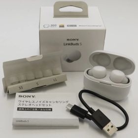 ソニー LinkBuds S 完全ワイヤレスイヤホン WF-LS900N wf-ls900n-w ホワイト【良い(B)】