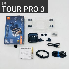 JBL TOUR PRO 3 完全ワイヤレスイヤホン JBLTOURPRO3BLU ネイビー Bluetooth ノイズキャンセリング LDAC ハイレゾ マルチポイント 防塵防水 ワイヤレス充電 スマートタッチディスプレイ Amazon限定 国内正規品