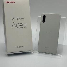 【箱付き中古A】Xperia Ace II SO-41B ホワイト SIMフリー 白ロム