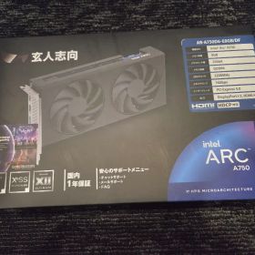 玄人志向 Intel Arc A750 グラフィックボード 本体