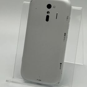 【中古B】らくらくスマートフォン F-42A ホワイト SIMフリー 白ロム