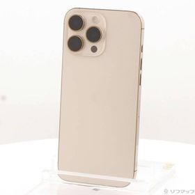 〔中古〕Apple(アップル) iPhone16 Pro Max 256GB デザートチタニウム MYWJ3J／A SIMフリー〔371-ud〕