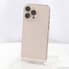 〔中古〕Apple(アップル) iPhone16 Pro Max 256GB デザートチタニウム MYWJ3J／A SIMフリー〔198-ud〕
