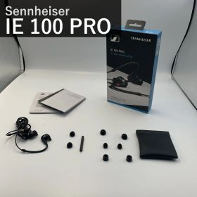ゼンハイザー Sennheiser IE 100 PRO Black ブラック 508940 プロ用 モニタリングイヤホン カナル型 有線 イヤモニ MMCX着脱式 単一ダイナミックドライバー 高遮音 国内正規品