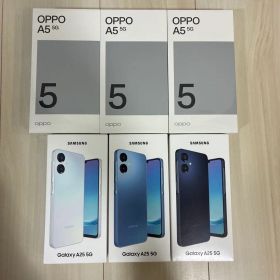 OPPO A5 5G Galaxy A25 5G スマートフォン本体 6台セット