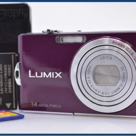 【動作保証】 パナソニック Panasonic LUMIX DMC-FX66 バッテリー、、充電器、メモリカード付 同梱無料 #am7380