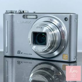 【美品】Panasonic LUMIX DMC-ZX1 シルバー 1210万画素 光学8倍ズーム 広角25mm ライカレンズ POWER O.I.S. スリム コンパクトデジタルカメラ パナソニック ルミックス
