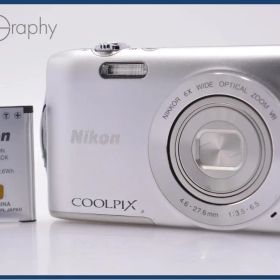 【動作保証】 ニコン Nikon COOLPIX S3300 6x バッテリー付属 同梱無料 #am8130
