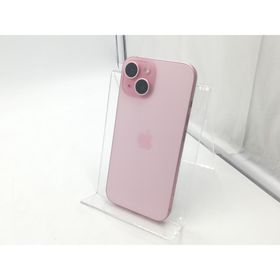 【中古】Apple docomo 【SIMフリー】 iPhone 15 128GB ピンク MTMJ3J/A【千葉】保証期間１ヶ月【ランクB】