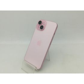 【中古】Apple docomo 【SIMフリー】 iPhone 15 128GB ピンク MTMJ3J/A【大須】保証期間１ヶ月【ランクB】