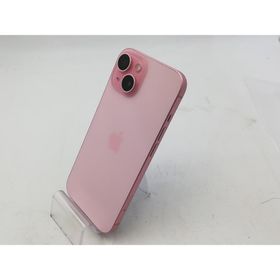 【中古】Apple au 【SIMフリー】 iPhone 15 128GB ピンク MTMJ3J/A【大宮東口】保証期間１ヶ月【ランクB】