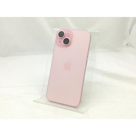 【中古】Apple docomo 【SIMフリー】 iPhone 15 128GB ピンク MTMJ3J/A【川崎】保証期間１ヶ月【ランクA】