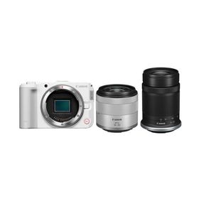 ★キヤノン / CANON EOS R50 V ダブルズームキット [ホワイト]【デジタル一眼カメラ】【送料無料】