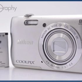 【動作保証】 ニコン Nikon COOLPIX A300 8x バッテリー付属 同梱無料 #am8121