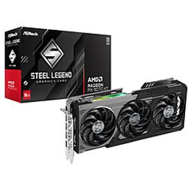 (中古)ASRock AMD Radeon RX 9070 XT Steel Legend Dark 16GB(377-ud)