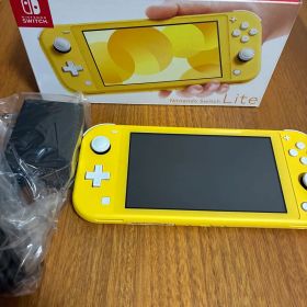 Nintendo Switch Lite 本体 イエロー 箱 充電器有