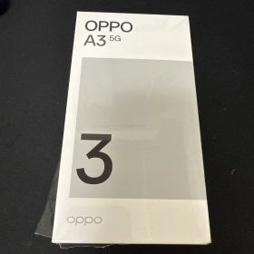 (訳あり)-OPPO A3 5G 本体 ブラック 新品、未使用品
