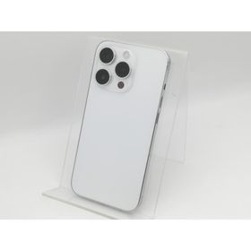 【中古】Apple au 【SIMフリー】 iPhone 14 Pro 128GB シルバー MQ013J/A【池袋東口】保証期間１ヶ月【ランクC】