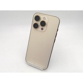 【中古】Apple SoftBank 【SIMフリー】 iPhone 14 Pro 128GB ゴールド MQ073J/A【なんば】保証期間１ヶ月【ランクB】