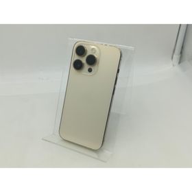 【中古】Apple 国内版 【SIMフリー】 iPhone 14 Pro 128GB ゴールド MQ073J/A【大須】保証期間１ヶ月【ランクC】