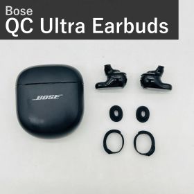 Bose ボーズ QuietComfort Ultra Earbuds クワイエットコンフォート ウルトラ 882826-0010 ブラック 完全ワイヤレスイヤホン ノイズキャンセリング Bluetooth 空間オーディオ マイク付 最大6時間再生 純正