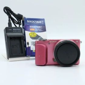 ＜＜新品充電器付き！！＞＞【並品】SONY ソニー Alpha NEX-3N Pink ピンク ミラーレス デジタルカメラ #LE2028032