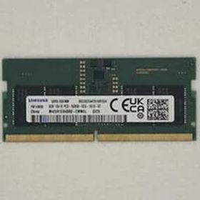 中古 PC5-44800 8GB ノート用(DDR5-5600) 177980 状態： C:並品