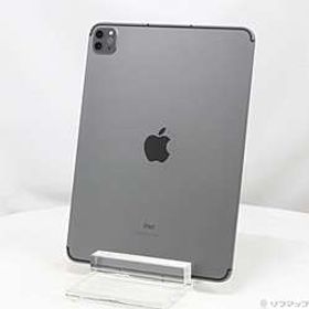 iPad Pro 11インチ 第3世代 128GB スペースグレイ MHW53J／A SoftBankロック解除SIMフリー ［11インチ液晶／Apple-M1］
