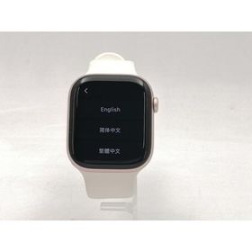 【中古】Apple Watch Series10 46mm GPS ローズゴールドアルミニウムケース/ライトブラッシュスポーツバンド (M/L) MWWU3J/A【ECセンター】保証期間１ヶ月