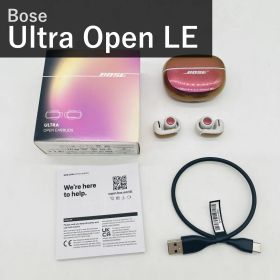 Bose ボーズ Ultra Open Earbuds LE 881046-0900 サンセットイリデッセンス 空間オーディオ オープンイヤー 完全ワイヤレスイヤホン マイク付 最大7.5時間再生 IPX4防滴 Snapdragon Sound対応