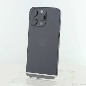 ソフマップ 〔中古品〕 iPhone15 Pro Max 256GB ブラックチタニウム MU6P3J／A SIMフリー【349】
