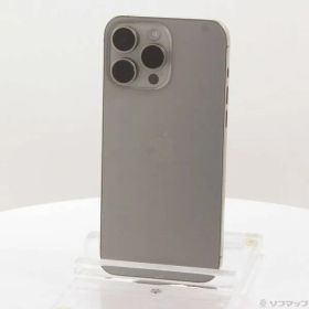 ソフマップ 〔中古品〕 iPhone15 Pro Max 256GB ナチュラルチタニウム MU6R3J／A SIMフリー【377】