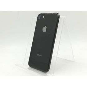 【中古】Apple SoftBank 【SIMロックあり】 iPhone 8 64GB スペースグレイ MQ782J/A【千葉】保証期間１週間【ランクC】