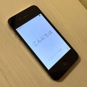 【ジャンク品】Apple iPhone 4 16GB ブラック