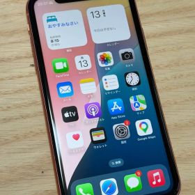 【超美品・動作確認済】iPhone XR 128GB コーラル SIMフリー