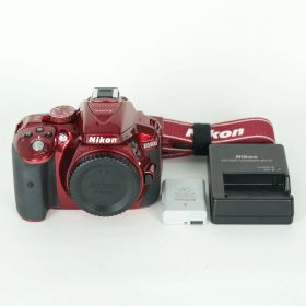 [良品 | シャッター数124,880回] Nikon D5300 ボディ レッド | ニコンFマウント