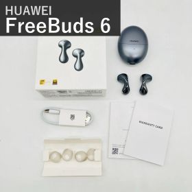 HUAWEI ファーウェイ FreeBuds 6 ワイヤレスイヤホン T0020 ブラック Bluetooth インナーイヤー型 ハイレゾ認証 ノイズキャンセリング IP54防水防塵 36時間 iOS/Android対応 国内正規品
