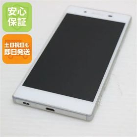 超美品 au SOV32 Xperia Z5 ホワイト 即日発送 スマホ AU SONY 本体 白ロム 土日祝発送01000