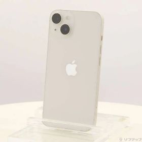 ソフマップ 〔中古品〕 iPhone14 128GB スターライト MPUQ3J／A SIMフリー【348】