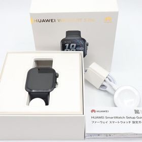 ボーナスストアPlus【美品】HUAWEI WATCH FIT 5 Pro NKI-B29-BK ブラック スマートウォッチ ファーウェイウォッチ フィット 本体